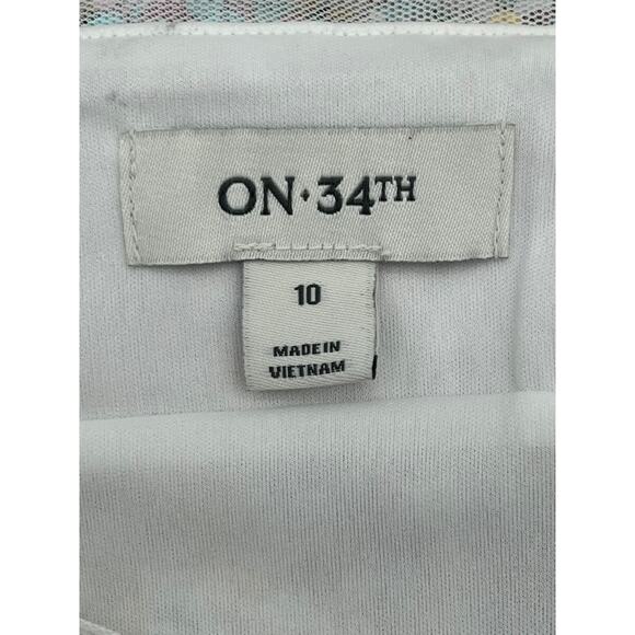 ON 34TH Sequins Knee-length "Confetti" Skirt (Womens: 10) - Picture 7 of 10